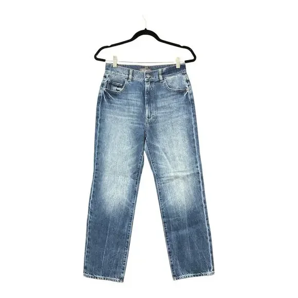 DL1961 Jerry High Rise Vintage Straight Jeans Blue Woman 26 NWOT - Picture 1 of 3